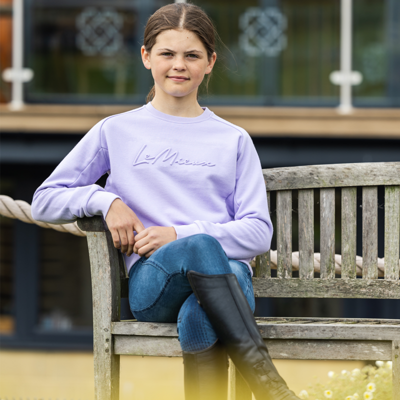 LeMieux Young Rider Cassie Sweater - Wisteria-3